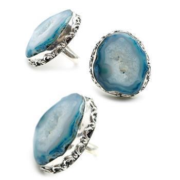 Blue Onyx Stud
